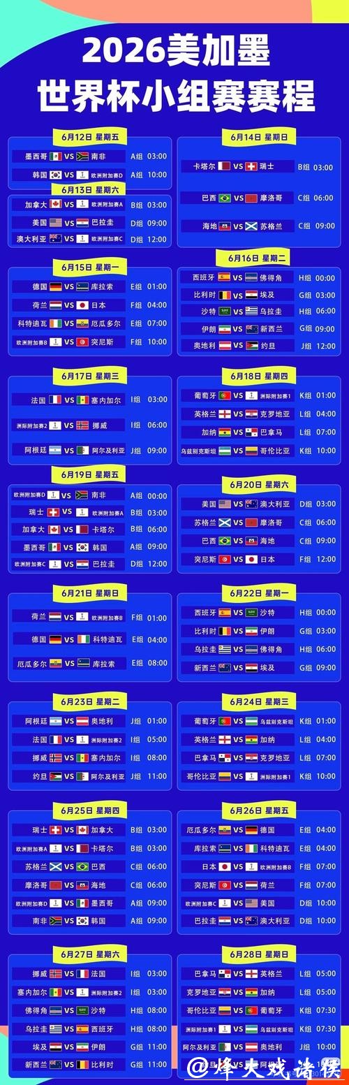 2026世界杯赛事高清直播平台推荐